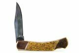 Pocket Knife With Miriam Stone Inlays & Matching Base #337599-4